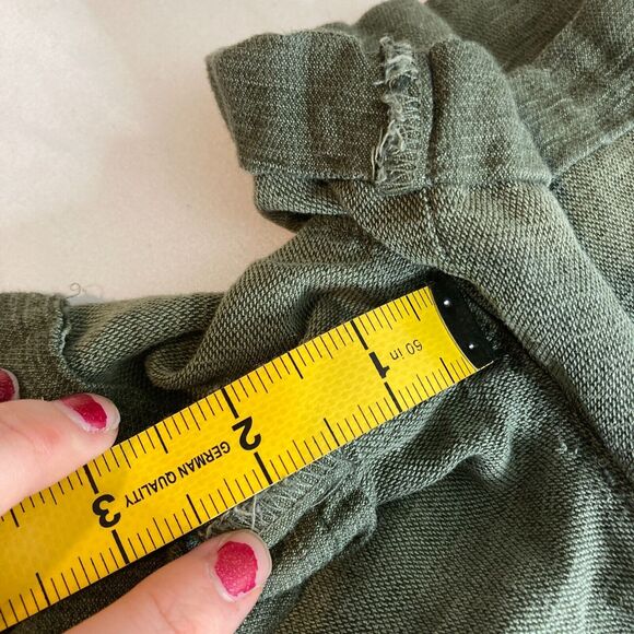 Joie Women's High Rise Linen Shorts Size 12 Loose Flowy Preppy Summer Weekends - Picture 9 of 9